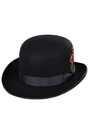 Made in the USA - Classics Wool Felt Bowler Hat - S - Black