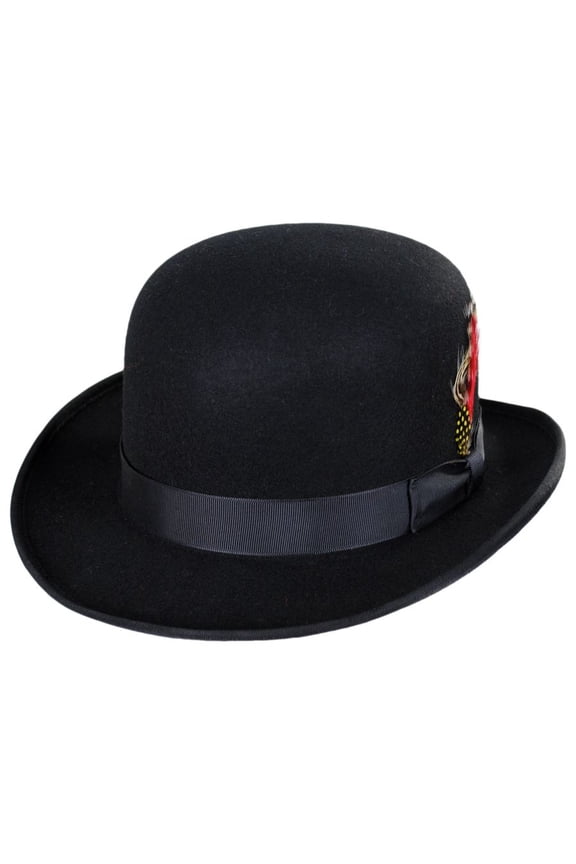 Made in the USA - Classics Wool Felt Bowler Hat - S - Black