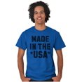 thumbnail image 1 of Made in the USA Patriotic Pride Stars Men's Graphic T Shirt Tees Brisco Brands M, 1 of 5