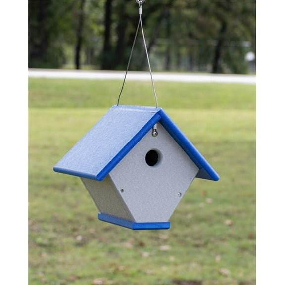 Made of High Density Poly Resin Wren & Chickadee Bird House