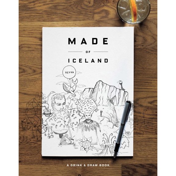 Made of Iceland : A Drink & Draw Book (Hardcover)