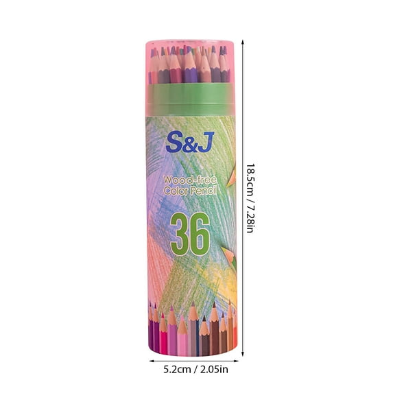 Made of Ps, Discounted Stock! 1X Colored Pencils Back to School Colored Pencils (24 Colors) Today Deals! Kpamnxio Pens