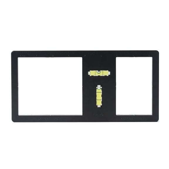 Made of Tough and Durable ABS Plastic 2-in-1 Low Voltage Mounting Bracket Template
