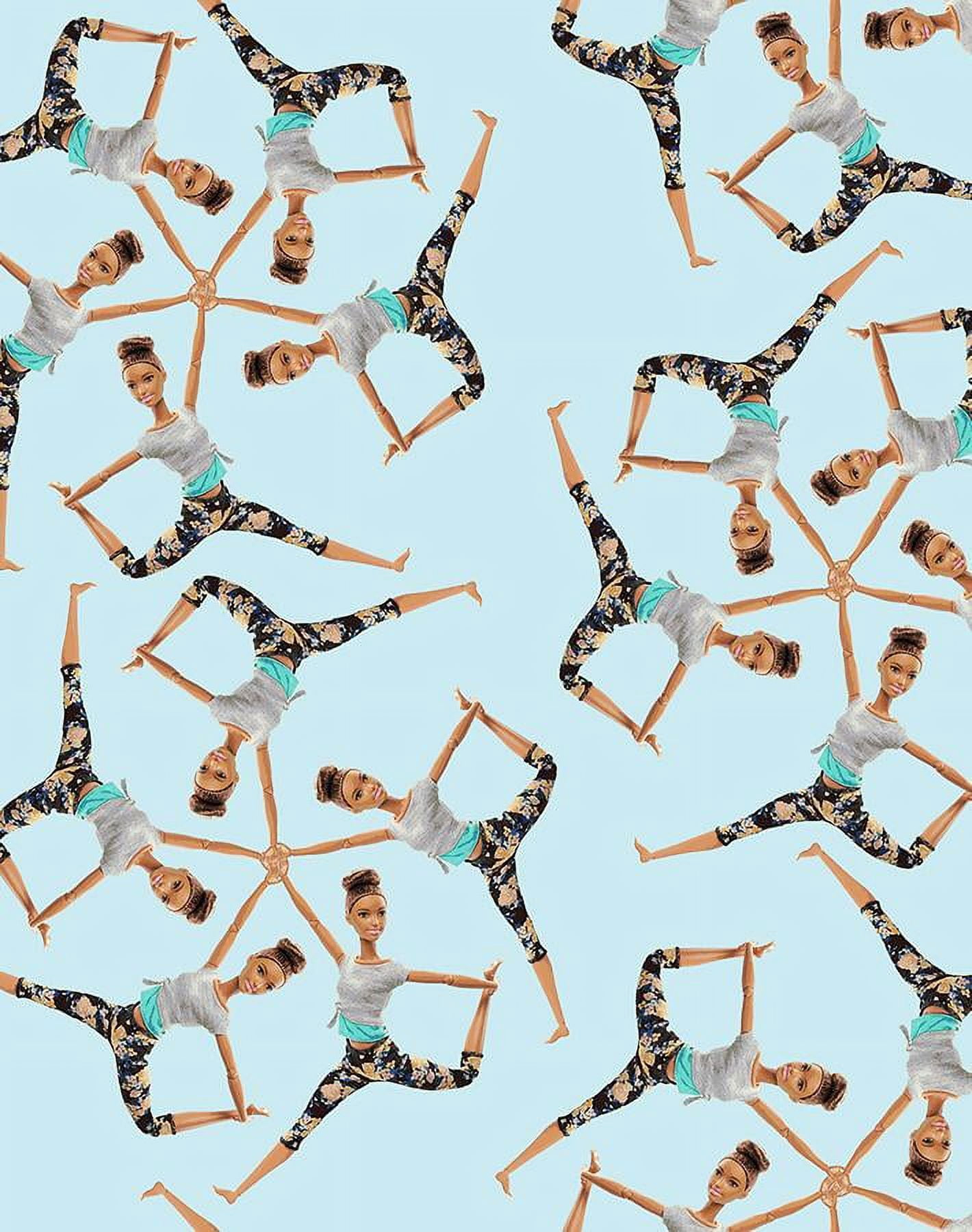 Made to Move Kaleidoscope Removable Vinyl Wallpaper by Barbie, Sky