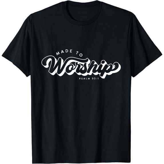 Made to Worship Shirt Vintage Praise God T-Shirt - Walmart.com