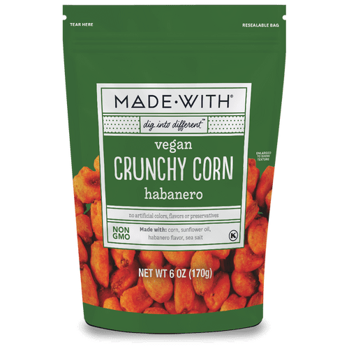 Made with Corn Crunchy Habanero Snacks (12 Pack) 6 oz