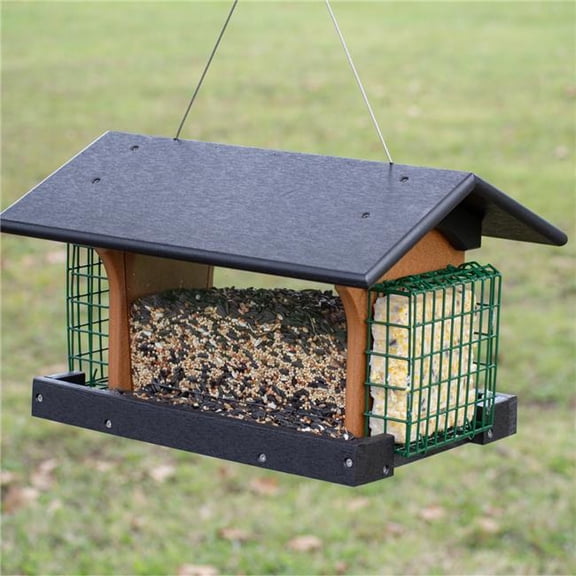 Made with High Density Poly Resin Deluxe Bird Feeder