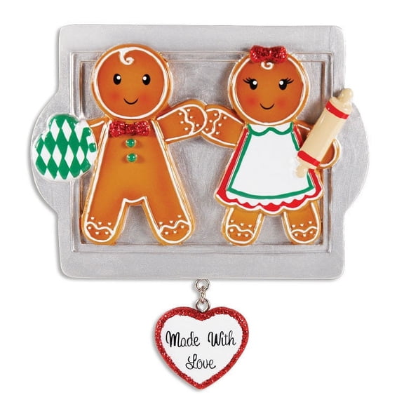 Made with Love Family Of 2 Personalized Christmas Ornament DO-IT-YOURSELF