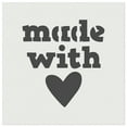 thumbnail image 1 of Made with Love Heart DIY Cookie Wall Craft Stencil - 3.5 Inch, 1 of 5