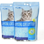 Made4Pets Cat Litter Crystals, Non Clumping No scooping Low Dust, Low Tracking, Lightweight, Dehydrates Waste, 2 Packs