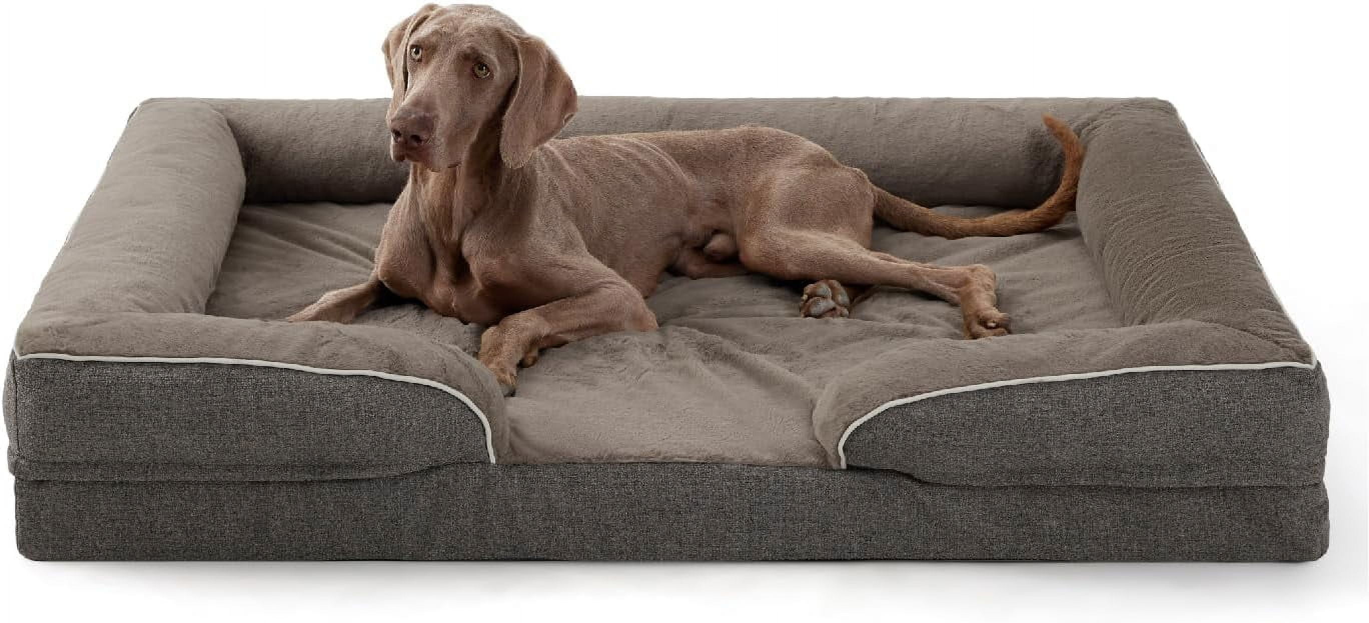 Made4Pets Orthopedic Dog Bed for Extra Large Dogs, Supportive Foam XL ...