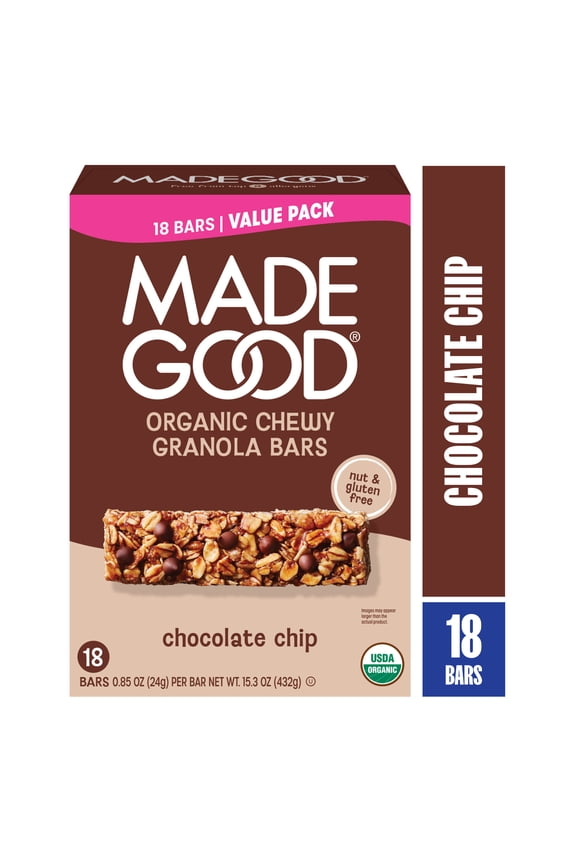 Chocolate Chip Granola Bars Value Pack 18CT