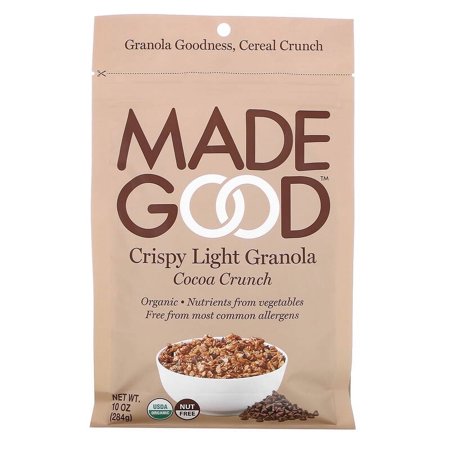 MadeGood, Crispy Light Granola, Cocoa Crunch, 10 oz Pack of 2