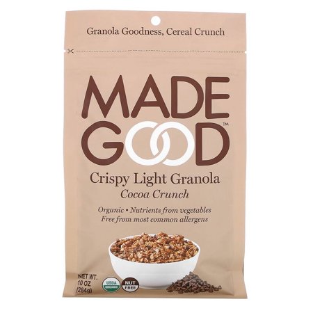 MadeGood, Crispy Light Granola, Cocoa Crunch, 10 oz