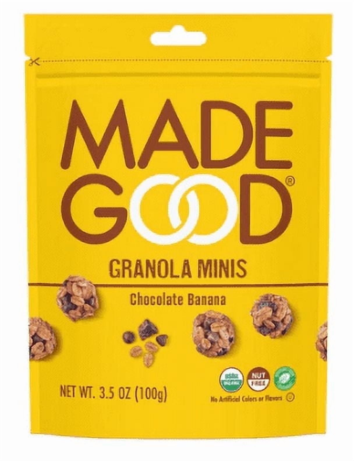 MadeGood Granola Minis Chocolate Banana 3.5 oz Pack of 3