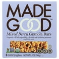 thumbnail image 1 of MadeGood Mixed Berry Granola Bars, 6 Healthy Snack Bars, 0.85 oz Each pack of 4, 1 of 1