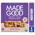 thumbnail image 1 of MadeGood Mixed Berry Granola Bars, 6 Healthy Snack Bars, 0.85 oz Each, 1 of 10