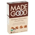 thumbnail image 1 of MadeGood Organic Soft Baked Chocolate Chip Mini Cookies, 5 count per pack -- 6 per case, 1 of 3