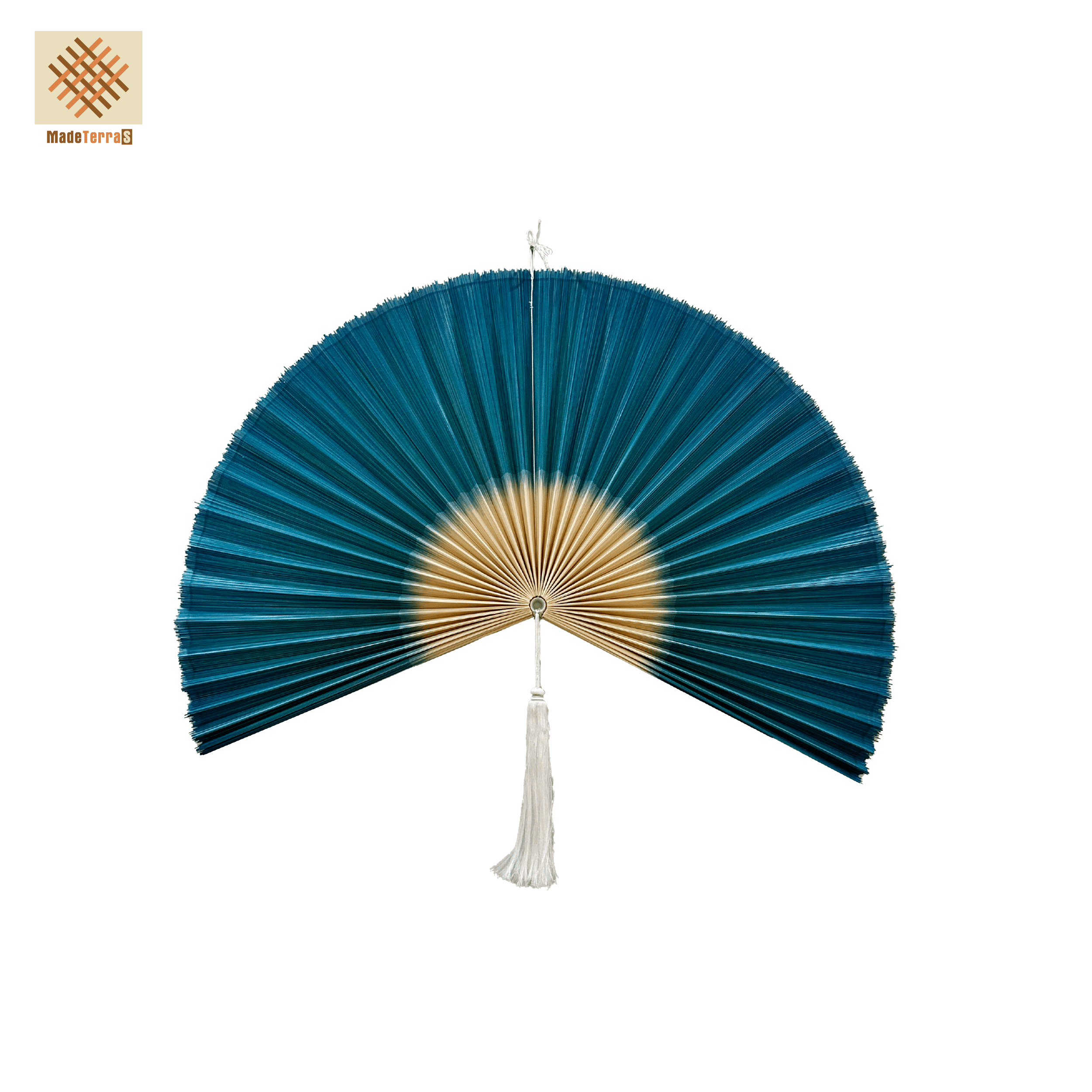 MadeTerraS Decorative Folding Fans, Bamboo Fan Large Bamboo Fan Wall Art  Hanging Decor Folding Fan - Walmart.com, image size:2501x2501