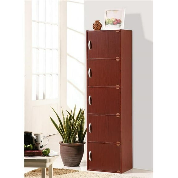 MadeToOrder 5 Door Mahogany Wood Cabinet for Bedroom Living Room Kitchen