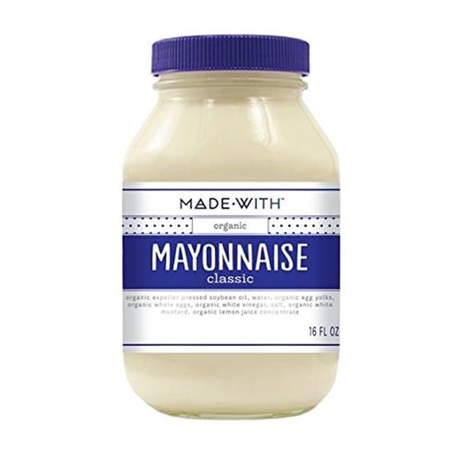 MadeWith  16 oz Organic Mayonnaise, Pack of 6