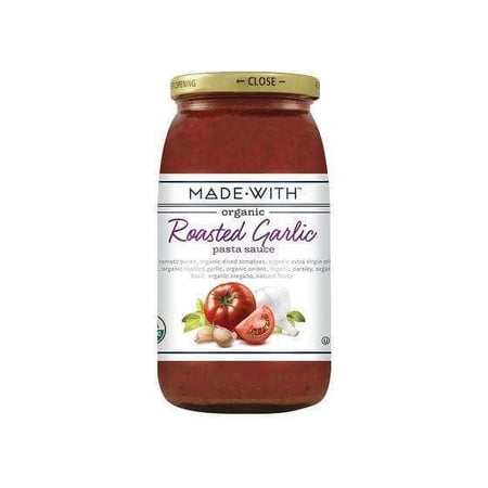 MadeWith 25 oz Pasta Rst Garlic Organic Sauce
