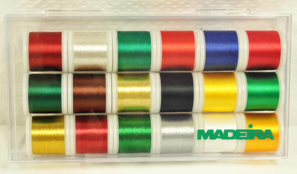 Madeira 18 Spool Christmas Collection Madeira Rayon Thread 8040CC