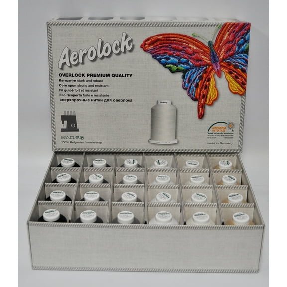 Madeira Aerolock 24 Spool Overlock Thread Kit