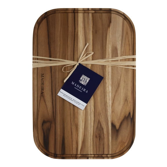 Madeira Cutting and Carving Board, Teak Edge-Grain, 20" x 14"