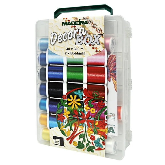 Madeira Decora No.12 40 Spool Box Incredible Threadable