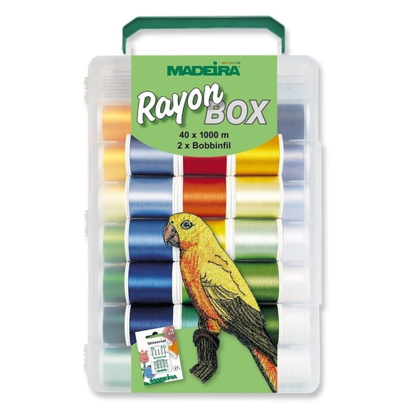 Madeira Incredible Threadable Embroidery Box 40 Spools 1100YD/1000M 20928042