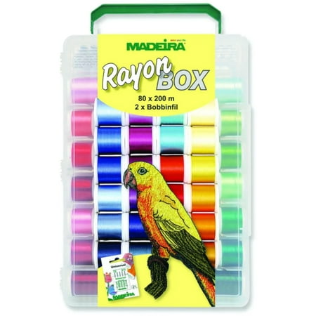 Madeira Incredible Threadable Embroidery Box 80 Rayon Smart Spools 20928082