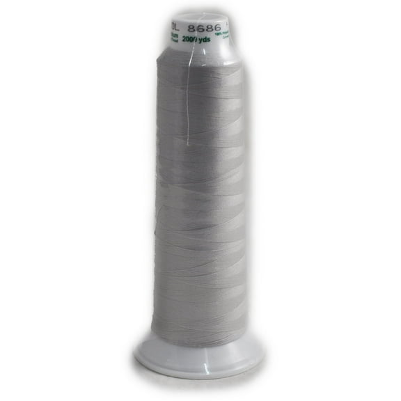 Madeira Poly Silver 2000YD Serger Thread   91288686