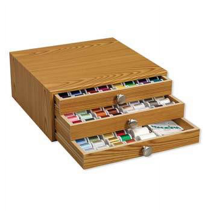 Madeira PolyNeon Thread Chest in North American Oak Finish