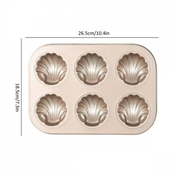 Madeleine Carbon Steel Cake Mold Shell Shaped Baking Pan Chocolate Cookie Biscuit Mould Kitchen Accessory Handmade Bakeware Tool