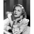 thumbnail image 1 of Madeleine Carroll Looking up in White Dress with Head Leaning on Hand Photo Print (8 x 10), 1 of 1