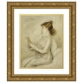 thumbnail image 1 of Madeleine Cartailhac 20x24 Gold Ornate Framed and Double Matted Museum Art Print Titled - Portrait of Sarah Bernhardt (1844-1923), Dramatic Artist. (1879), 1 of 4