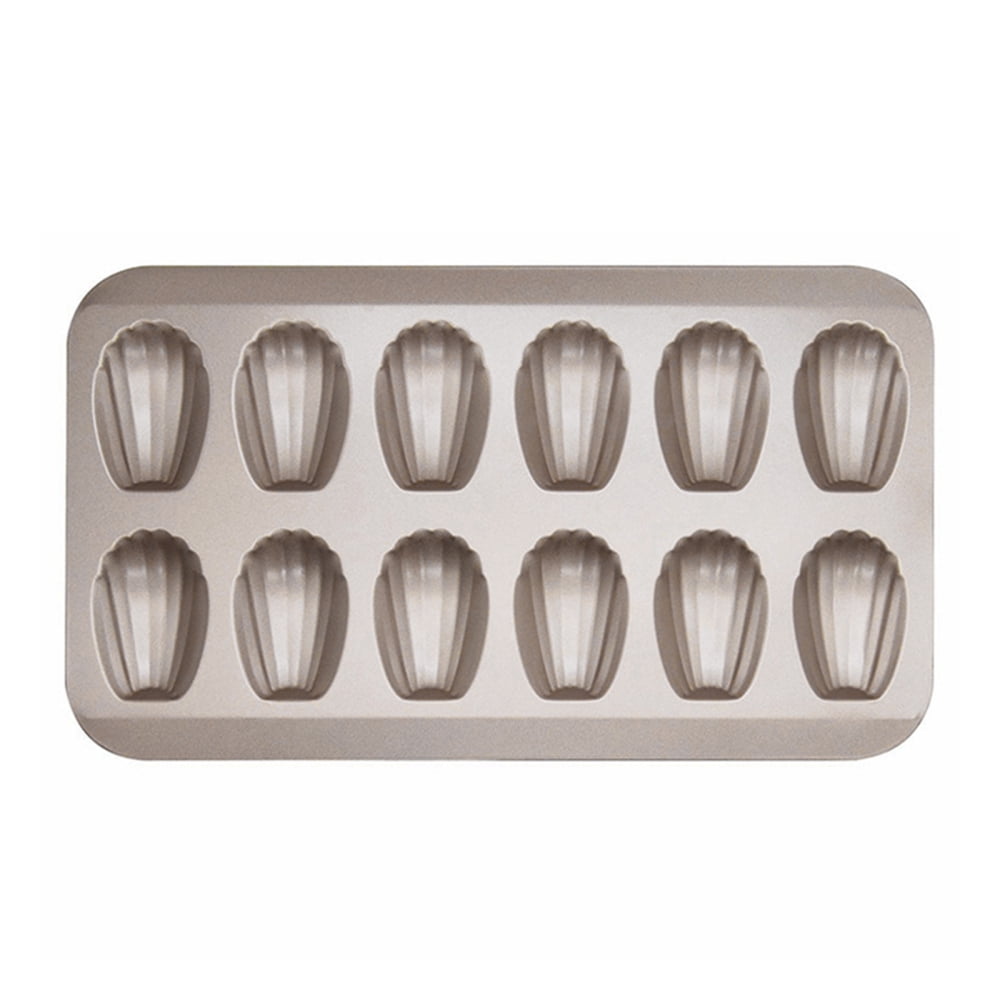 Madeleine Pans 12Cavity Heavy Duty Madeleine Cookies Trays Shell Shape