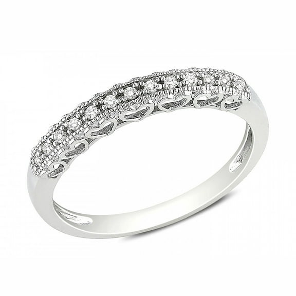 Madeline Anniversary Band Ring Cz Sterling Silver Womens Ginger Lyne Collection