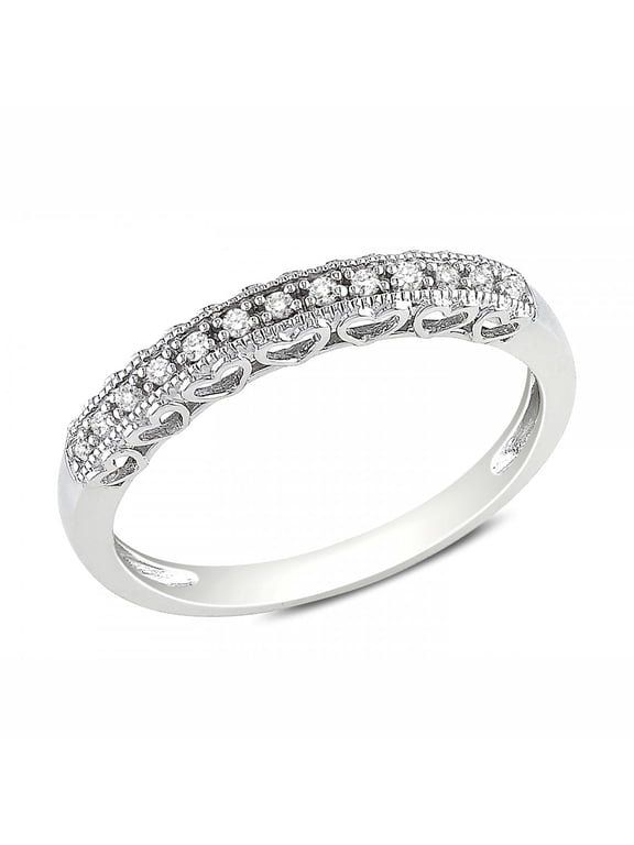 Madeline Anniversary Band Ring Cz Sterling Silver Womens Ginger Lyne Collection