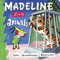 Madeline: Madeline Loves Animals (Board book)