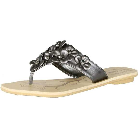 Madeline Stuart Womens Kittie Fashion Flip Flop Sandals