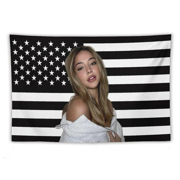Madelyn Star Cline Tapestry Pink American Flag Wall Hanging College Dorm Decor Room Poster For Bedroom Living Room Gifts