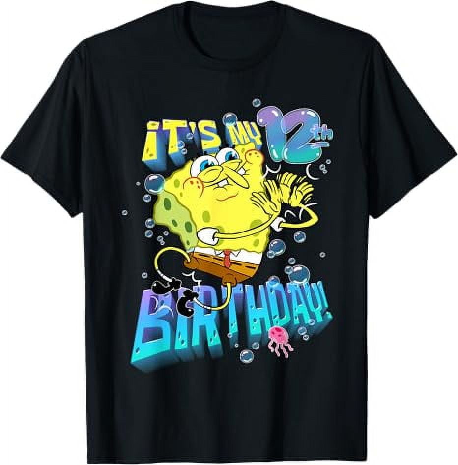 Mademark x SpongeBob SquarePants - Spongebob It's My 12th Birthday Boy ...