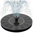 thumbnail image 1 of Mademax Solar Bird Bath Fountain Pump, 6 Nozzles, 1W, Free Standing, Outdoor, 1 of 7