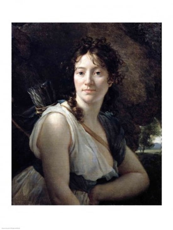 Mademoiselle Duchesnoy in the Role of Dido Canvas Art - Francois Gerard (24 x 36)