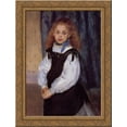 thumbnail image 1 of Mademoiselle Legrand 20x24 Gold Ornate Wood Framed Canvas Art by Renoir, Pierre Auguste, 1 of 2