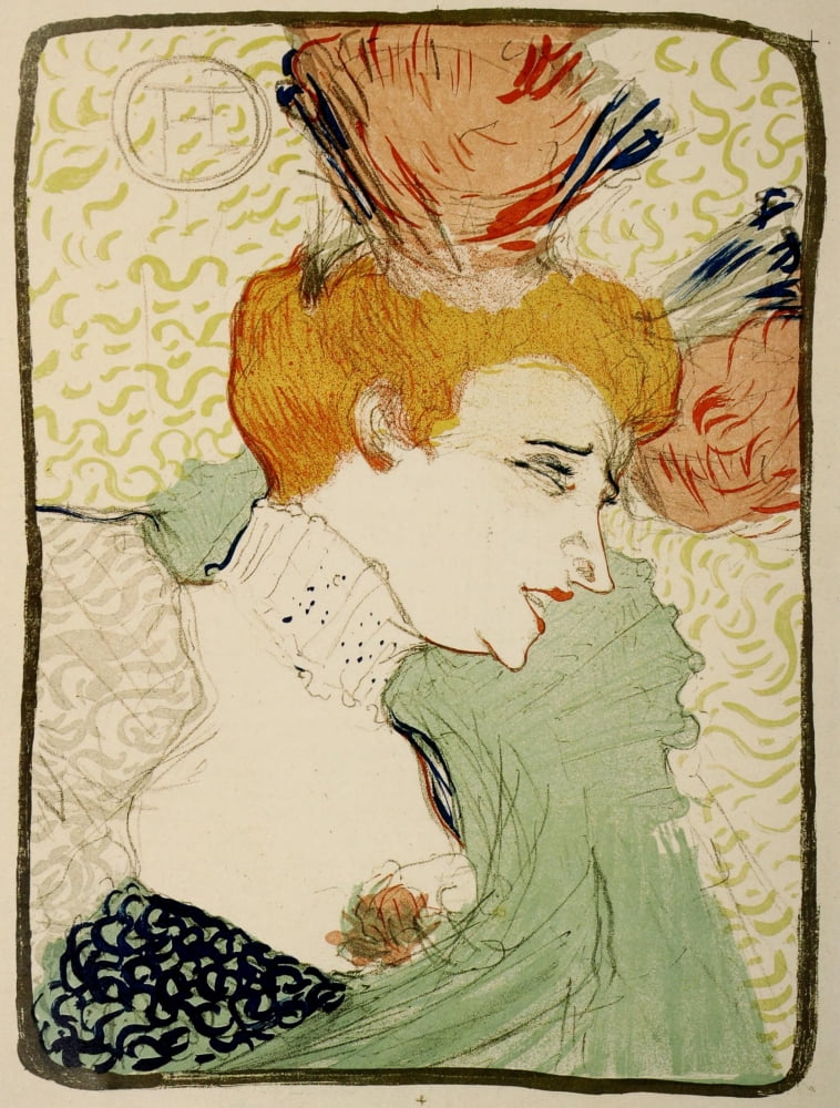 Mademoiselle Marcelle Lender 1895 Canvas Art - H de Toulouse-Lautrec (18 x 24)