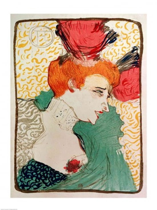 Mademoiselle Marcelle Lender 1895 Canvas Art - Henri de Toulouse-Lautrec (18 x 24)