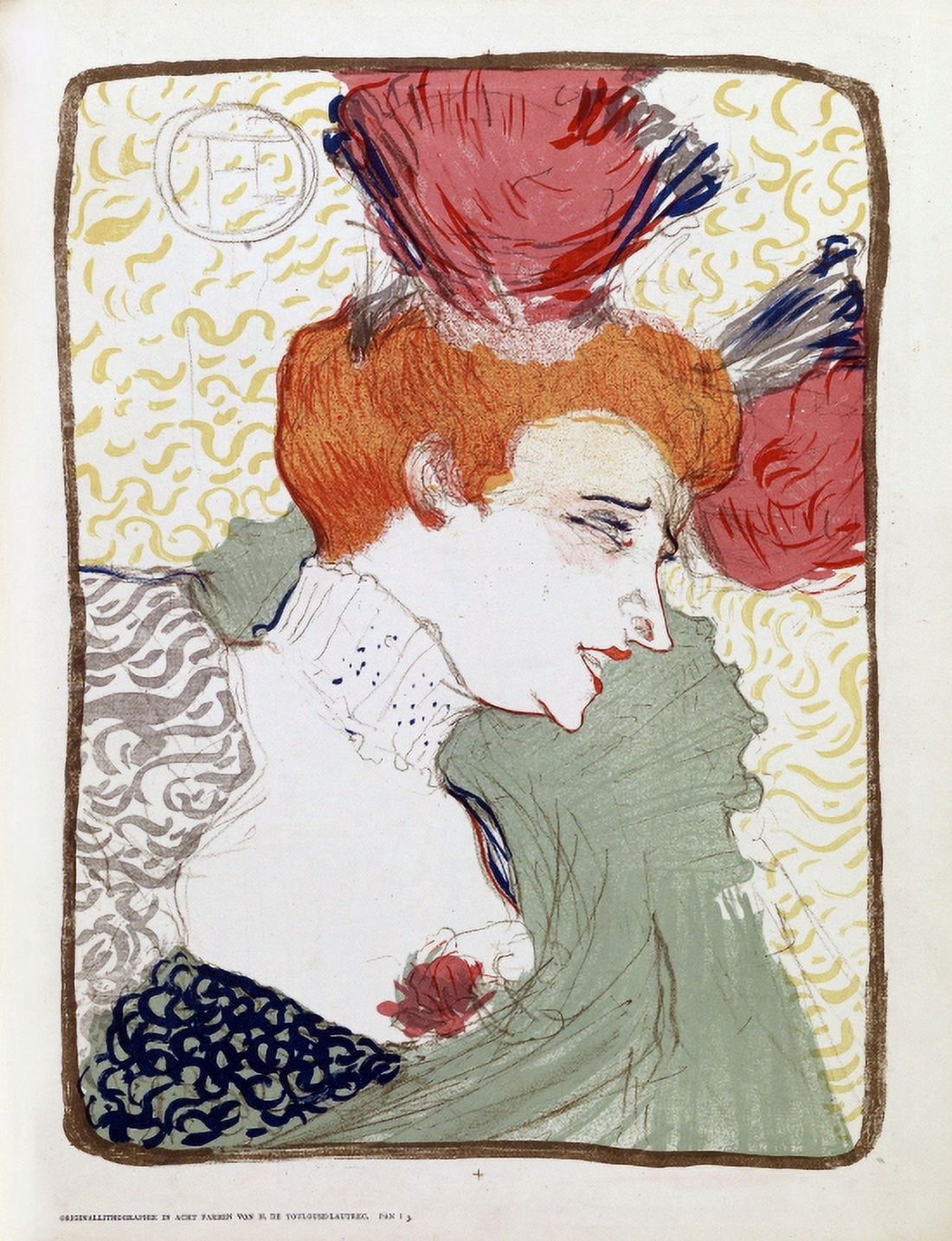 Mademoiselle Marcelle Lender 1895 Canvas Art - Henri de Toulouse-Lautrec (24 x 36)